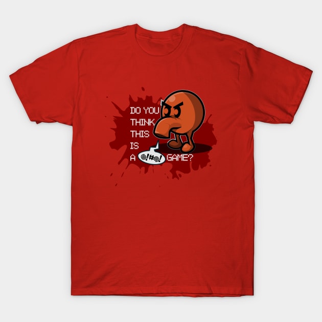 Qbert do you think this is a * game? T-Shirt by vhzc